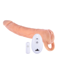 NMC 9 INCH TPE EXTENSION SLEEVE WITH REMOTE CONTROL BULLET